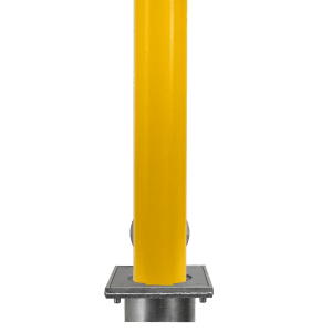 8" Carbon Steel Assisted Lift Manual Retractable Bollards