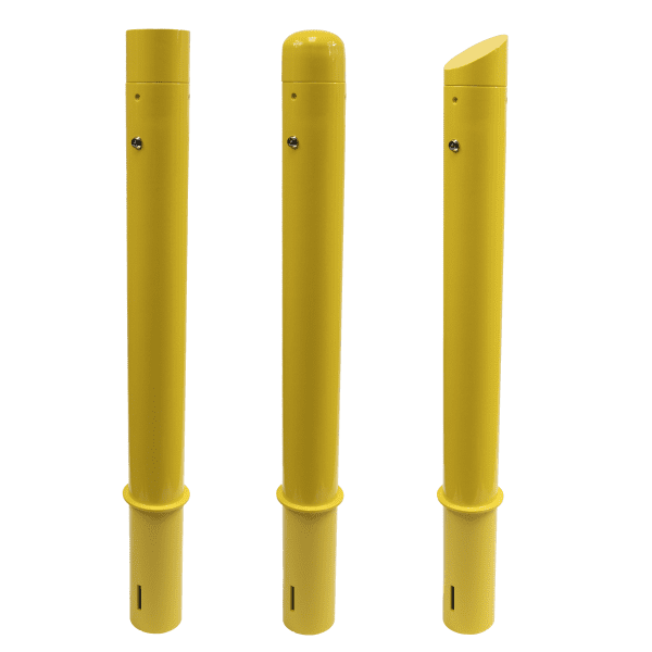 6" Carbon Steel Internal Locking Bollard w/ Patented Stainless Steel Embedment - Image 3