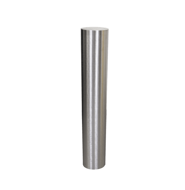 9" Flat Stainless Steel Bollard Covers